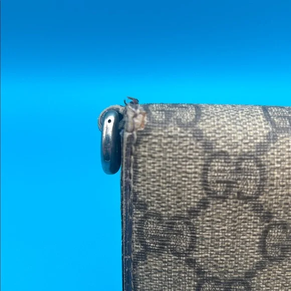 Gucci Vintage GG Supreme Canvas Wallet, poor condition - Picture 5 of 12